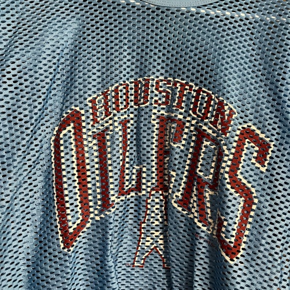 Vintage Houston Oilers Blue Mesh Jersey! - Picture 2 of 2